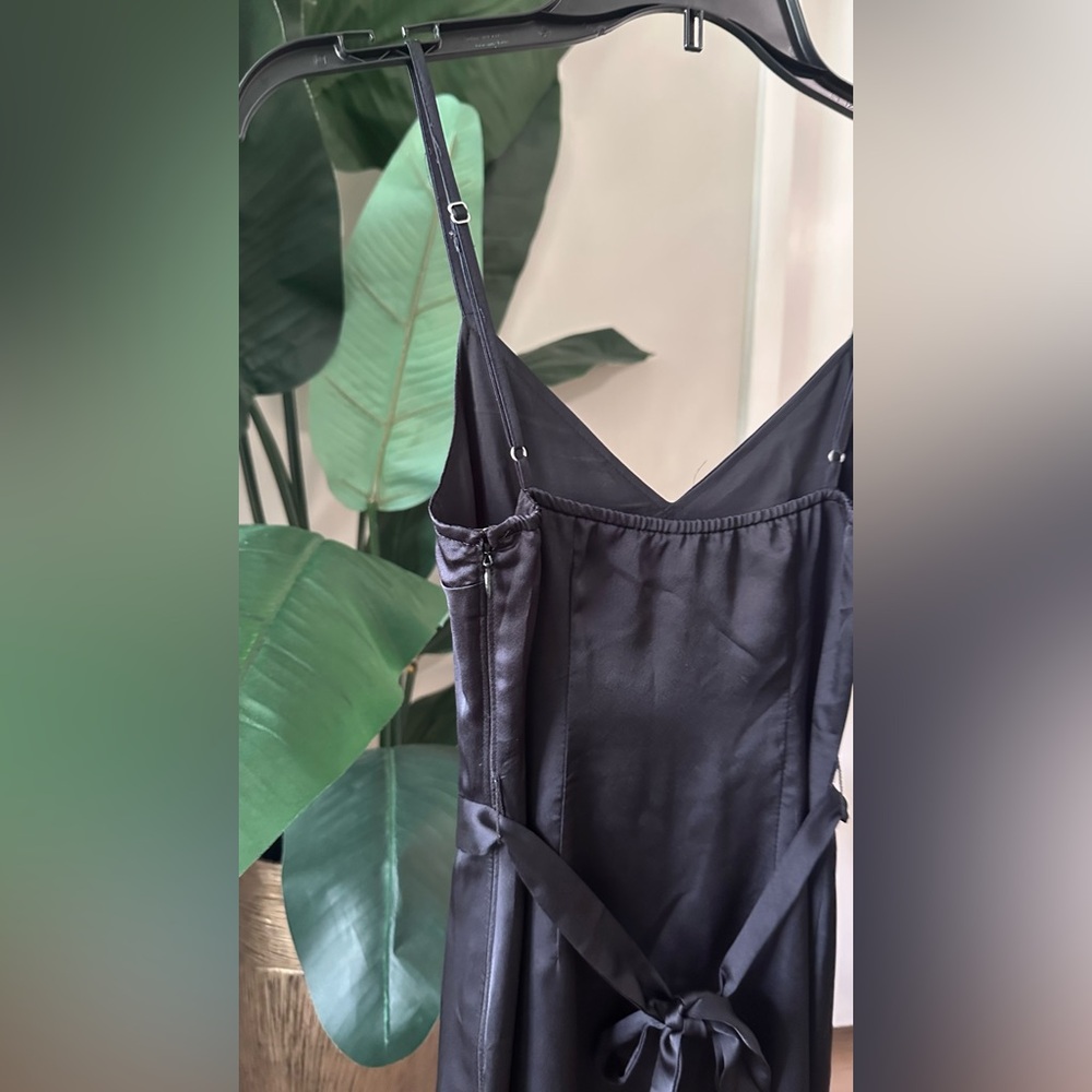 Abercrombie & Fitch Satin Belted Midi Dress - Picture 7 of 8